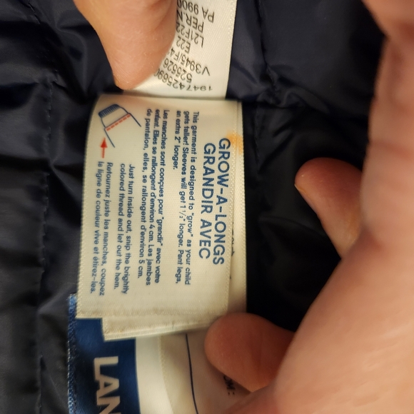 Lands' End little boy parka jacket - Picture 6 of 7